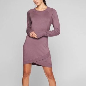Athleta Criss Cross Sweatshirt Dress Size Medium
